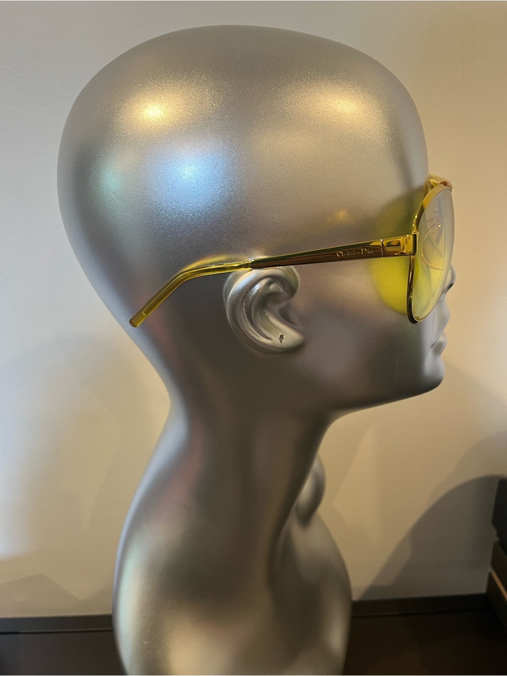 Christian Dior Rodeo Drive Limited Edition Yellow Aviator Visor Sunglasses - Picture 3 of 10